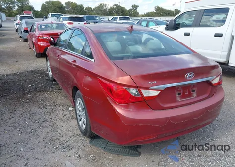 2011 Hyundai Sonata Gls z USA, uszkodzony, nr VIN 5NPEB4ACXBH177869